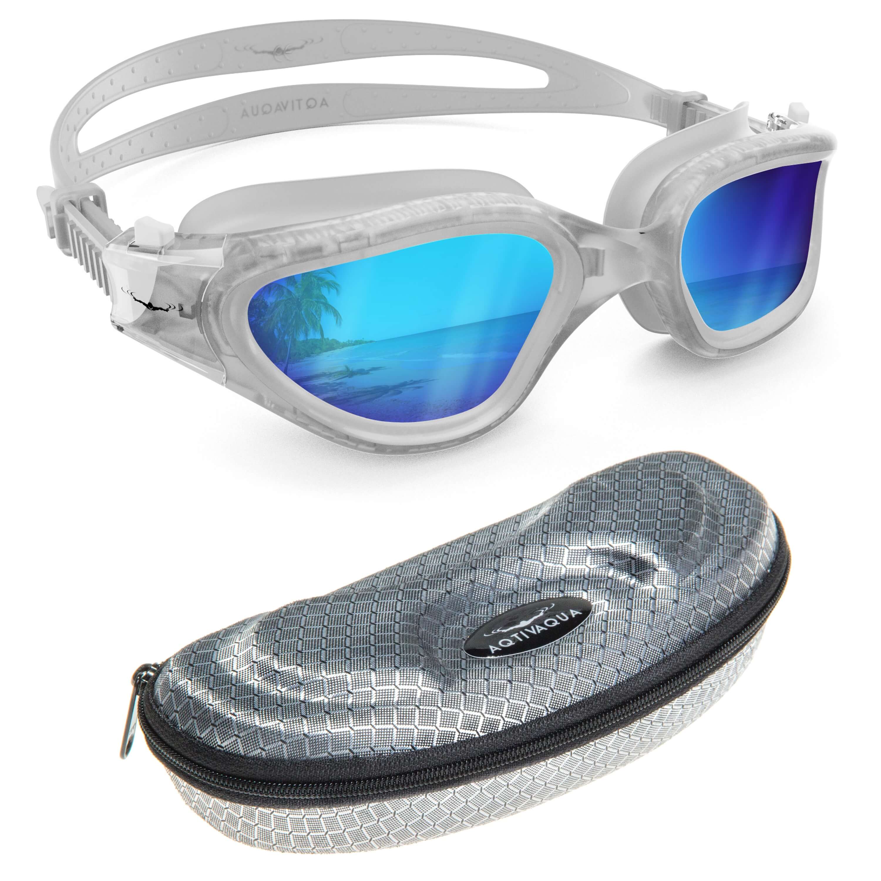 Gafas de natación DX Wide View + funda protectora SHOCK