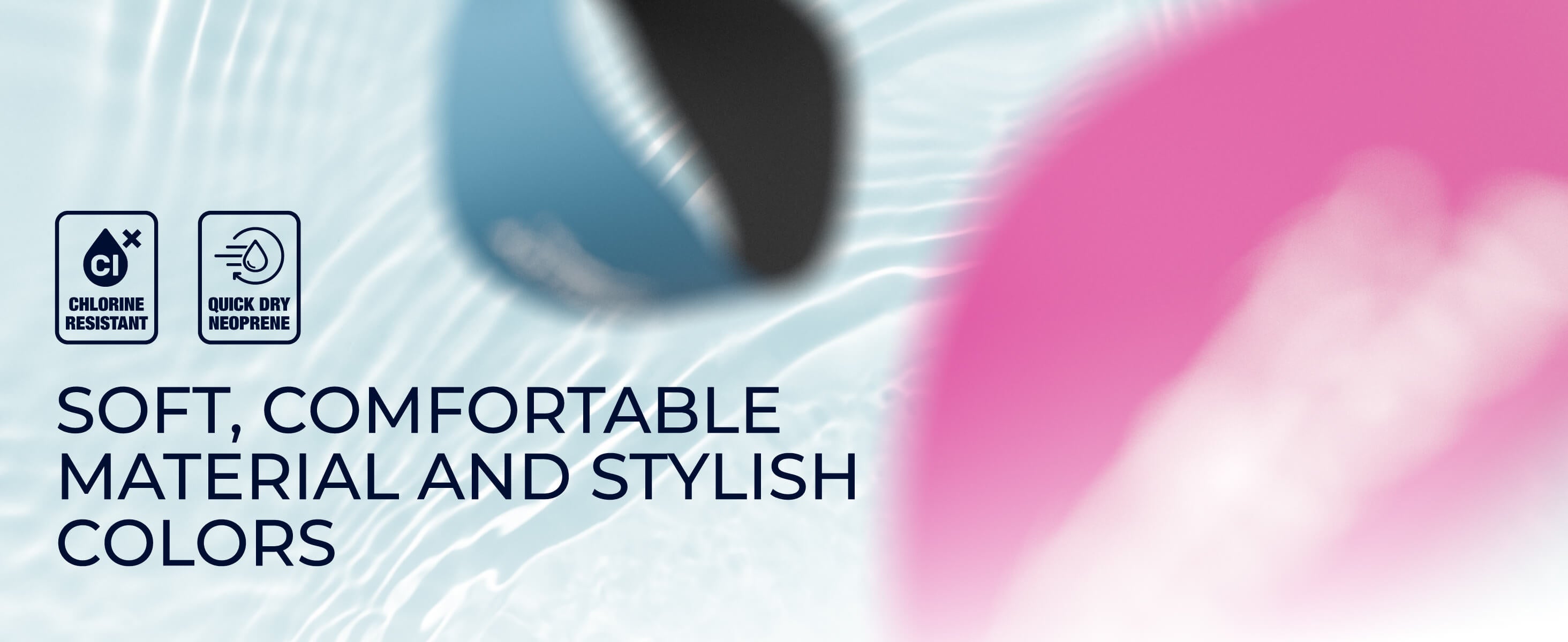 AQTIVAQUA Headbands – a rainbow of colors for personalized style and ear protection during your swim workouts and competitions