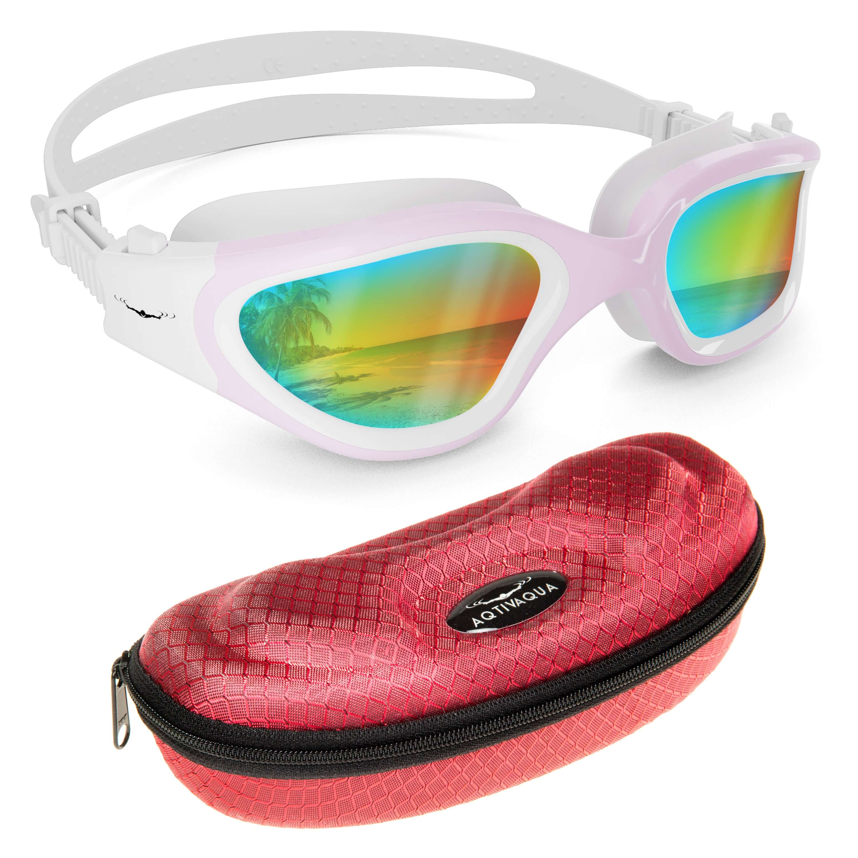 Gafas de natación DX Wide View + funda protectora SHOCK 