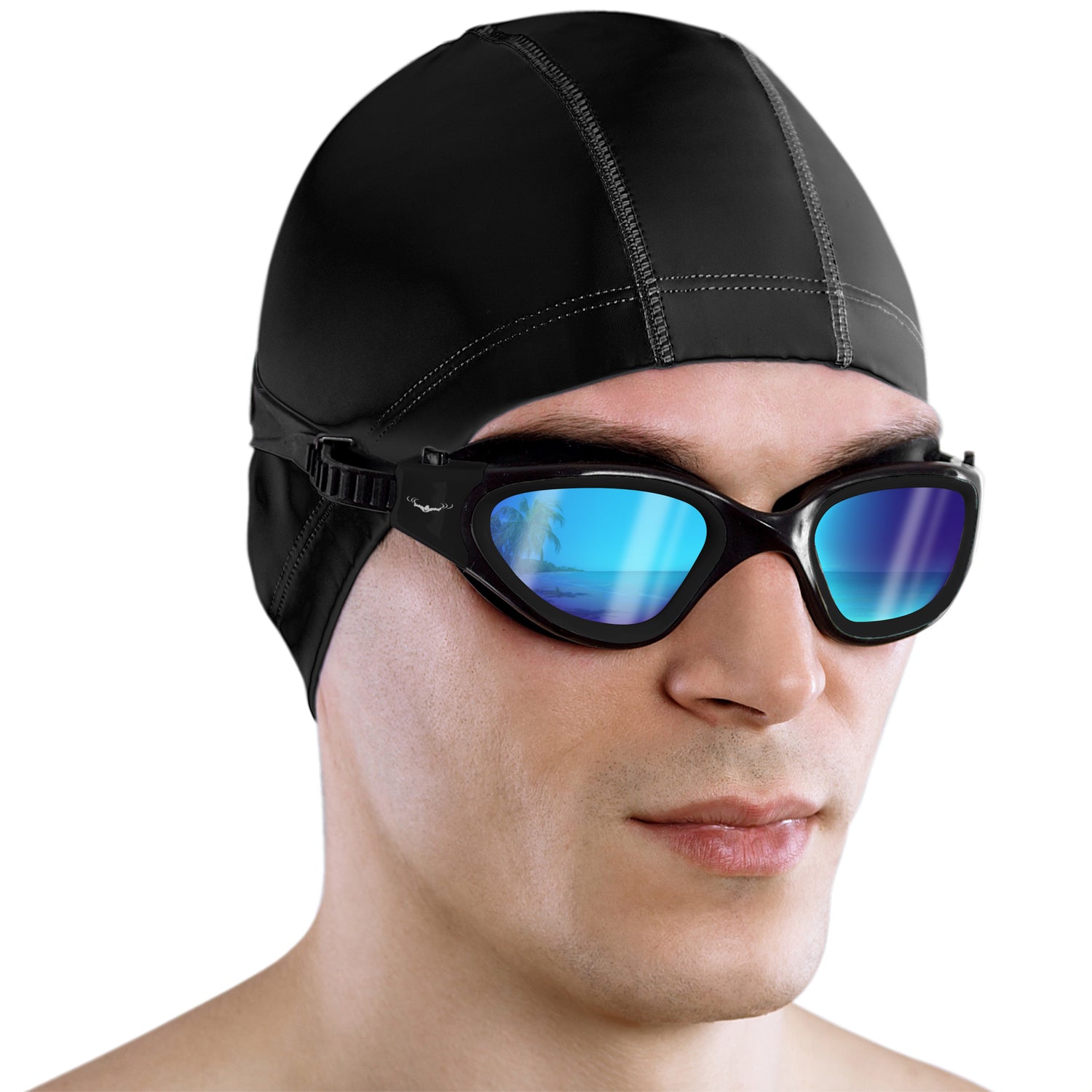 DX-R / 7218 (Full Black)(Silver case)(Polarized+Revo lens)