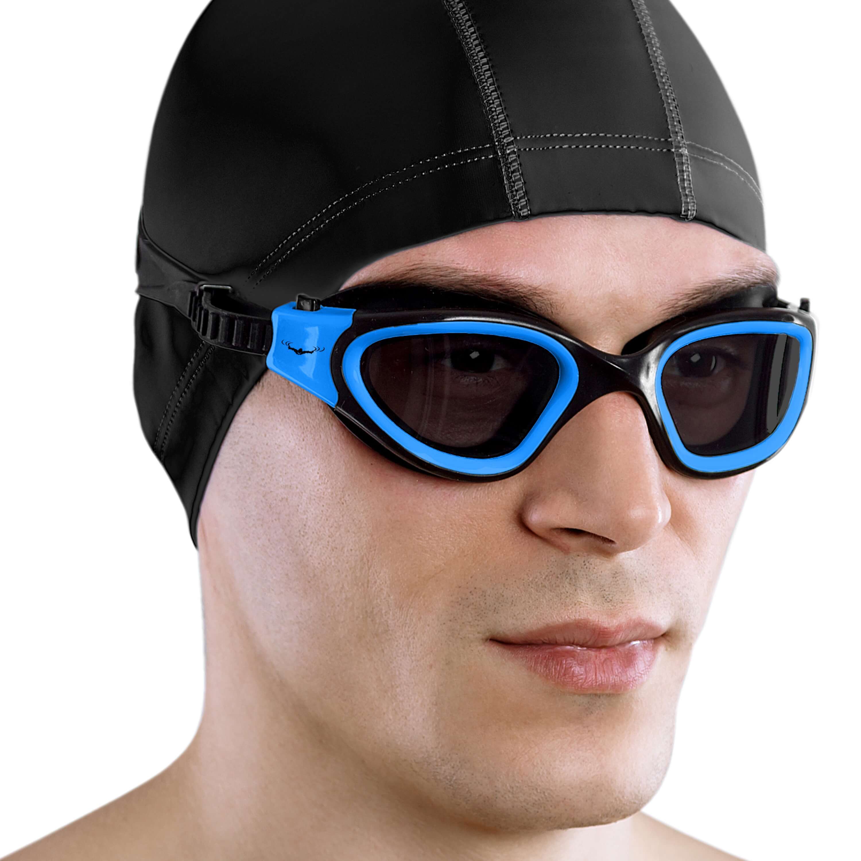 AqtivAqua Wide View Swimming Goggles For Adults & Teens - Anti-Fog, No Leak, UV Protection, Includes Protective Case
